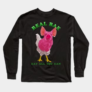 Real BAE (Bacon and Eggs) - Cockentrice Conspicuous Consumption Long Sleeve T-Shirt